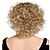 ieftine Peruci Sintetice-Peruci Sintetice Buclat Stil Fără calotă Perucă Blond Blond Păr Sintetic Pentru femei Blond Perucă Halloween Wig