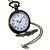 abordables RELOJ DE BOLSILLO-Hombre Reloj de Bolsillo Reloj de Collar Cuarzo Grabado Bronce 30 m Reloj Casual Analógico Encanto Clásico Vintage Steampunk - Bronce