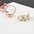 cheap Rings-3pcs Band Ring Knuckle Ring For Women&#039;s Party Casual Daily Rhinestone Imitation Diamond Alloy Stacking Stackable Leaf Flower Gold / Rings Set