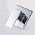 abordables Robinetteries de douche-Robinet de douche - Moderne Chrome Montage mural Soupape céramique Bath Shower Mixer Taps / Laiton / Mitigeur un trou