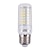abordables Ampoules électriques-Ampoule led épis de maïs 3w, 6 pièces, 400lm, e14, e26, e27, 56 diodes, smd 5730, décorative, blanc chaud, blanc froid, 120w, incandescente, équivalent edison