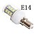 Χαμηλού Κόστους Λάμπες-1pc 3 W 270 lm E14 / E26 / E27 LED Λάμπες Καλαμπόκι 24 LED χάντρες SMD 5730 Θερμό Λευκό / Ψυχρό Λευκό 220-240 V