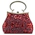 cheap Clutches &amp; Evening Bags-Women&#039;s Imitation Pearl / Flower Silk Evening Bag Black / Claret-red
