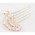 cheap Headpieces-Gemstone &amp; Crystal Alloy Hair Combs Headpiece with Crystal 1 Wedding Special Occasion Party / Evening Headpiece