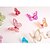 cheap Wall Stickers-3D Wall Stickers 18PCS Butterfly  Wall Decals Wedding Decoration