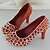 cheap Women&#039;s Heels-Women&#039;s Shoes Stiletto Heel Heels Crystal Pumps/Heels Wedding/Office &amp; Career/Party &amp; Evening/Dress Red