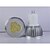 זול נורות תאורה-10pcs 3 W 350 lm E14 / GU10 / E26 / E27 תאורת ספוט לד 3 LED חרוזים לד בכוח גבוה דקורטיבי לבן חם / לבן קר 85-265 V / עשרה חלקים / RoHs