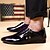 abordables Oxfords Homme-Homme Chaussures de nouveauté Faux Cuir Printemps / Automne Confort Oxfords Antidérapantes Violet / Marron / Bleu / Soirée &amp; Evénement / Impression Oxfords