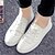 cheap Women&#039;s Sneakers-Women&#039;s Shoes  Flat Heel Round Toe Fashion Sneakers Casual Black/White/Silver