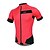 cheap Women&#039;s Cycling Clothing-Arsuxeo Men&#039;s Short Sleeve Cycling Jersey - Red Light Blue Light Green Bike Jersey Top Breathable Quick Dry Anatomic Design Sports Polyester Mountain Bike MTB Road Bike Cycling Clothing Apparel