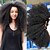 baratos Extensões de Cabelo com Cor Natural-Cabelo Brasileiro Kinky Curly 400 g Cabelo Humano Ondulado Tramas de cabelo humano Extensões de cabelo humano / Crespo Cacheado