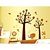 cheap Wall Stickers-Children&#039;s Room Fashion Elephants Animals Wall Stickers