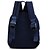 Недорогие Детские сумки-Унисекс Бархат Для отдыха на природе Рюкзак Портфель Темно-синий Красный