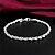 cheap Bracelets-Casual Silver Plated Link/Chain Bracelet Cuff Bracelet 2015 New Design Best-selling Jewelry