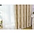 abordables Cortinas y cortinajes-cortinas opacas blackout hechas a medida cubren dos paneles beige / jacquard / sala de estar