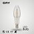 cheap Light Bulbs-GMY® 1pc LED Candle Lights ≥380 lm E12 C35 8 LED Beads COB Decorative Warm White Cold White 110-130 V / 1 pc / UL Listed