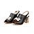 cheap Women&#039;s Sandals-Women&#039;s Leatherette Spring Summer Fall Casual Dress Outdoor Crystal Buckle Chunky Heel White Black Blue