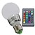 billige Elpærer-E26/E27 LED-globepærer 1 leds Højeffekts-LED Fjernstyret Dæmpbar RGB 100-130lm 2700-6500K Vekselstrøm 85-265V