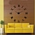 お買い得  壁掛け時計-特大金属電気メッキ家の装飾diyラウンドウォールクロック