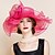 cheap Party Hats-Flax Kentucky Derby Hat / Hats with Flower 1pc Wedding / Special Occasion Headpiece