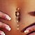 cheap Body Jewelry-Navel Ring / Belly Piercing Ladies Unique Design Fashion Women&#039;s Body Jewelry For Daily Casual Crystal Silver Plated Gold Plated Imitation Diamond Golden Silver