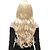 preiswerte Trendige synthetische Perücken-Synthetic Wig Wavy Wavy Wig Blonde Platinum Blonde Synthetic Hair Women&#039;s Blonde