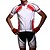 cheap Men&#039;s Clothing Sets-Acacia Short Sleeve Cycling Jersey with Shorts - Red / Blue Bike Shorts / Jersey / Clothing Suit, Breathable, Anatomic Design Polyester Curve / Stretchy