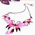 cheap Jewelry Sets-Jewelry Set Flower Flower Butterfly Animal Statement Ladies Elegant Fashion Vintage Party Earrings Jewelry Dark Pink / Blue / Green For Party Special Occasion Anniversary Birthday Gift 1 set