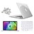 billiga Laptopväskor, fodral och fodral-MacBook Fodral / Kombinerat skydd Genomskinlig / Enfärgad Plast för MacBook Air 13 tum