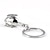 cheap Keychain Favors-South Korean Helicopter Key Buckle