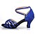 baratos Sapatos de Dança Latina-Sapatos de Dança (Preto/Azul/Castanho/Leopardo) - Mulheres/Crianças - Não Personalizável - Salsa