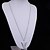 olcso Divat nyaklánc-Női Nyaklánc medálok hosszú nyaklánc Hosszú hölgyek Divat Ötvözet Fekete Arany Ezüst Nyakláncok Ékszerek Kompatibilitás