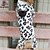 preiswerte Hundekleidung-Katze Hund Overall Pyjamas Welpenkleidung Leopard Lässig / Alltäglich Winter Hundekleidung Welpenkleidung Hunde-Outfits Braun Kostüm für Mädchen und Jungen Hund Polar-Fleece S M L XL XXL