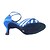 preiswerte Lateinamerikanische Schuhe-Damen Tanzschuhe Schuhe für den lateinamerikanischen Tanz Ballsaal Absätze Maßgefertigter Absatz Maßfertigung Blau / Glitzer / Satin / Leder