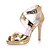 cheap Women&#039;s Sandals-Women&#039;s Spring Summer Fall Patent Leather Wedding Party &amp; Evening Stiletto Heel Blue Silver Gold