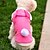 cheap Dog Clothes-Cat Dog Costume Shirt / T-Shirt Hoodie Animal Cartoon Cosplay Wedding Halloween Winter Dog Clothes Puppy Clothes Dog Outfits Pink Costume for Girl and Boy Dog Polar Fleece XS S M L XL