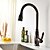 cheap Kitchen Faucets-Kitchen faucet - One Hole Oil-rubbed Bronze Pull-out / ­Pull-down / Tall / ­High Arc Deck Mounted Antique Kitchen Taps / Brass / Single Handle One Hole