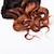 baratos Extensões de Cabelo Ombre-3 pacotes Cabelo Brasileiro Encaracolado Clássico Cabelo Virgem Âmbar 8 polegada Âmbar Tramas de cabelo humano 7a Extensões de cabelo humano