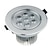 halpa Upotettavat LED-valot-5kpl 7 W LED-kohdevalaisimet LED Ceilling Light Recessed Downlight 7 LED-helmet Teho-LED Koristeltu Lämmin valkoinen Kylmä valkoinen 175-265 V / RoHs / 90