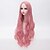 cheap Costume Wigs-Pink Wig Technoblade Cosplay Wig Synthetic Wig Wavy Loose Wave Loose Wave Wig Very Long Pink Synthetic Hair Women‘s Middle Part Pink