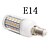 Χαμηλού Κόστους Λάμπες-1pc 4 W LED Λάμπες Καλαμπόκι 360 lm E14 E26 / E27 48 LED χάντρες SMD 5730 Θερμό Λευκό Ψυχρό Λευκό 220-240 V