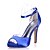 ieftine Pantofi de Mireasă-Pentru femei Satin Primăvară / Vară / Toamnă Toc Stilat Rosu / Albastru / Cristal / Nuntă / Party &amp; Seară