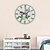 cheap Rustic Wall Clocks-Wall Clock,Retro Aluminum Wood Round Indoor