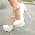 cheap Women&#039;s Heels-Women&#039;s Shoes Heel Heels / Platform Heels Party &amp; Evening / Dress / Casual Black / White/958