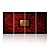 billige Abstrakte malerier-Hånd-malede Abstrakt Fantasi Horisontal panorama, Moderne Lærred Hang-Painted Oliemaleri Hjem Dekoration Fire Paneler