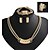 cheap Jewelry Sets-Women&#039;s Jewelry Set Cute Party Link/Chain Fashion Color Block Party Special Occasion Anniversary Birthday Gift Cubic Zirconia Gold Plated