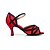 Недорогие Обувь для латиноамериканских танцев-Женская обувь - Замша/Искусственная кожа - Номера Настраиваемый (Черный/Синий/Красный) - Латино/Сальса