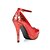 Χαμηλού Κόστους Παπούτσια Γάμου-Γυναικεία Παπούτσια Δερματίνη Άνοιξη / Καλοκαίρι Τακούνι Στιλέτο / Πλατφόρμα Αγκράφα Λευκό / Μαύρο / Κόκκινο / Γάμου