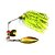 baratos Iscos e Moscas de Pesca-4 pcs Spinner Baits Fishing Lures Buzzbait &amp; Spinnerbait Floating Bass Trout Pike Sea Fishing Freshwater Fishing Hard Plastic Silicon Metal