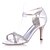 economico Scarpe da Sposa-Da donnaMatrimonio / Serata e festa-Aperta-A stiletto-Raso-Nero / Blu / Viola / Rosso / Avorio / Bianco / Argento